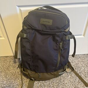 Dakine Heli 24 Blue and Olive Ski Backpack